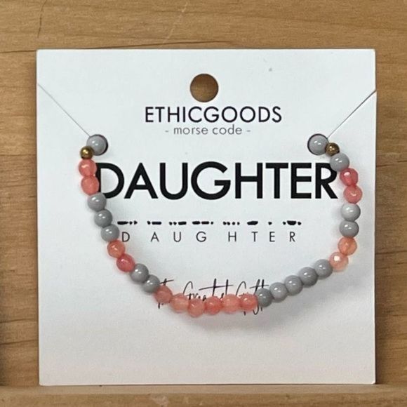 DAUGHTER - Morse Code Bracelet - Picture 1 of 3